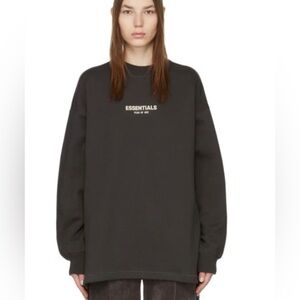 FEAR OF GOD ESSENTIALS RELAXED CREW NECK SWEATSHIRT